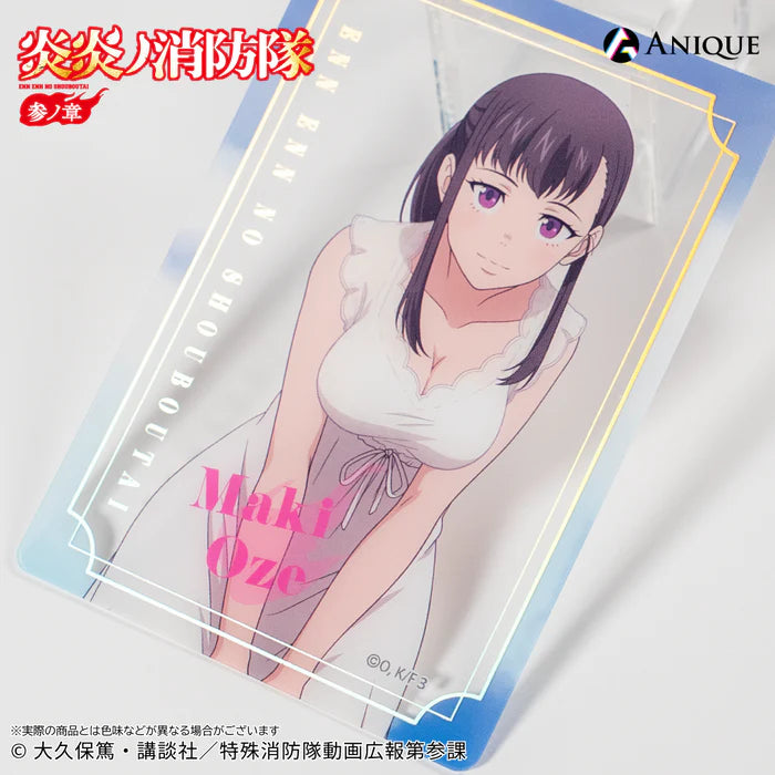 Fire Force Season 3 Newly Drawn Illustration Rooftop Trading Foil-Stamped Clear Photo Cards (4 types)