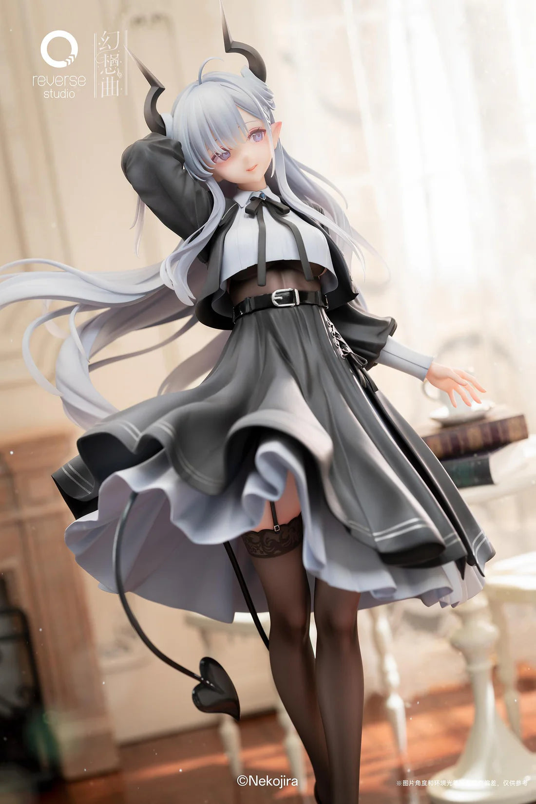 Nekojira Illustration Fantasias Series Thea-chan: Apprentice Succubus Ver. Normal Clothes Edition & Underwear Edition 1/6 Scale Figure Set