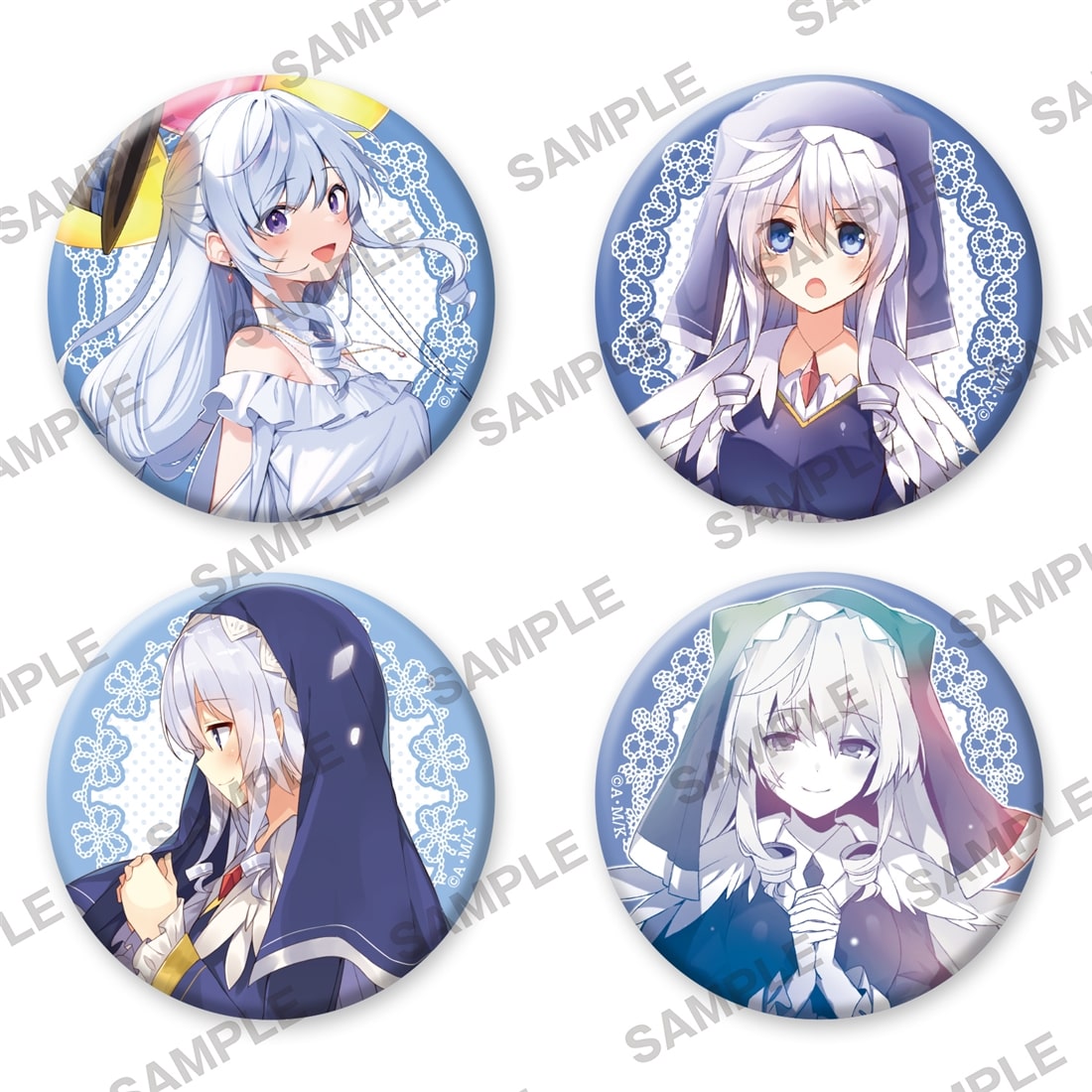 [Resale] Konosuba: God's Blessing on this Wonderful World! Birthday Celebration 2023 Can Badge Set of 4: Eris