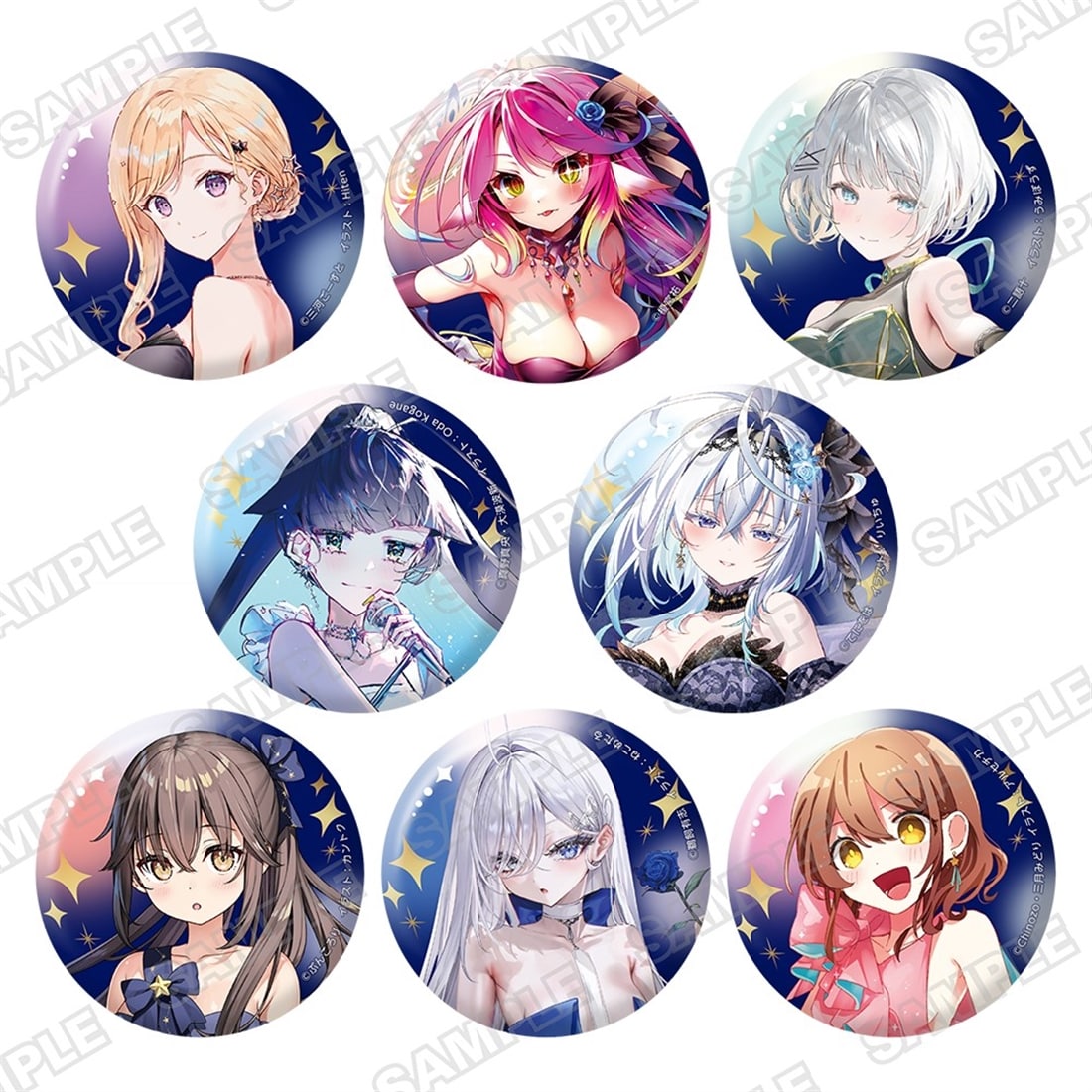 MF Bunko J Autumn School Festival 2025 Trading Badges (8 types - Blind)