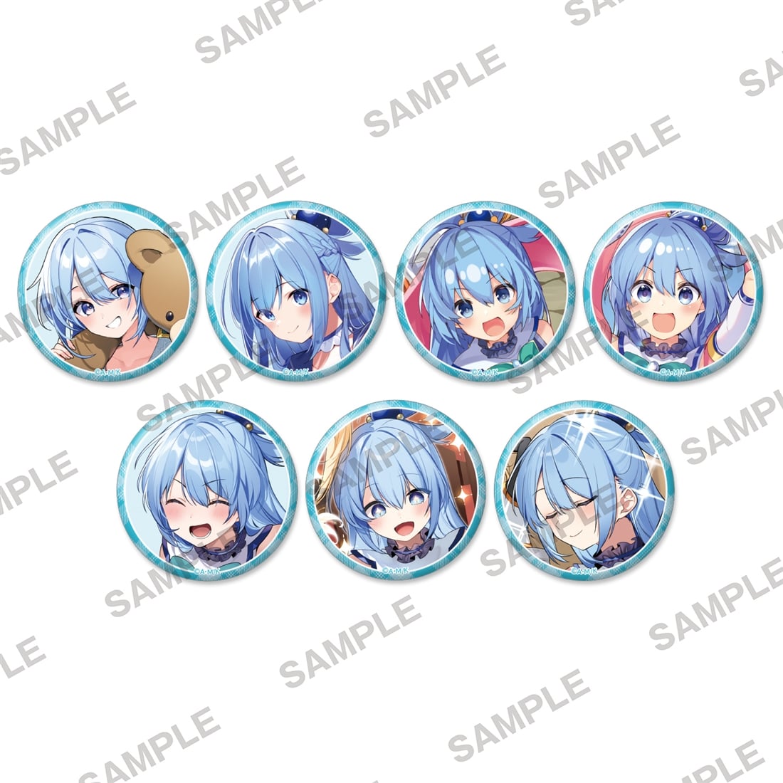 Konosuba: God's Blessing on this Wonderful World! Birthday Celebration 2026 Trading Can Badge Aqua ver.