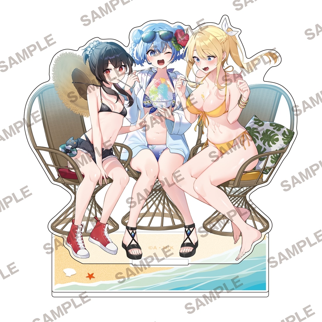 Konosuba: God's Blessing on this Wonderful World! Original Illustration Acrylic Stand: Aqua, Megumin and Darkness