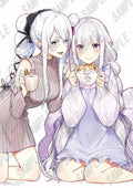 Re:ZERO -Starting Life in Another World B2 Tapestry Emilia & Echidna / Haruno Atori (C108)