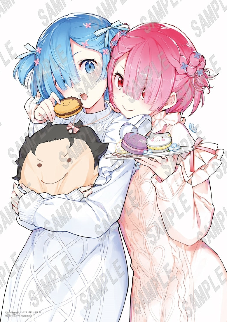 Re:ZERO -Starting Life in Another World B2 Tapestry Ram & Rem / Haruno Atori (C108)