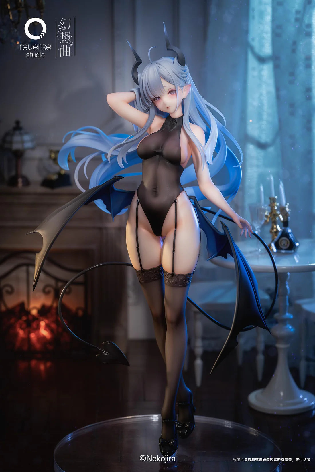 Nekojira Illustration Fantasias Series Thea-chan: Apprentice Succubus Ver. Normal Clothes Edition & Underwear Edition 1/6 Scale Figure Set