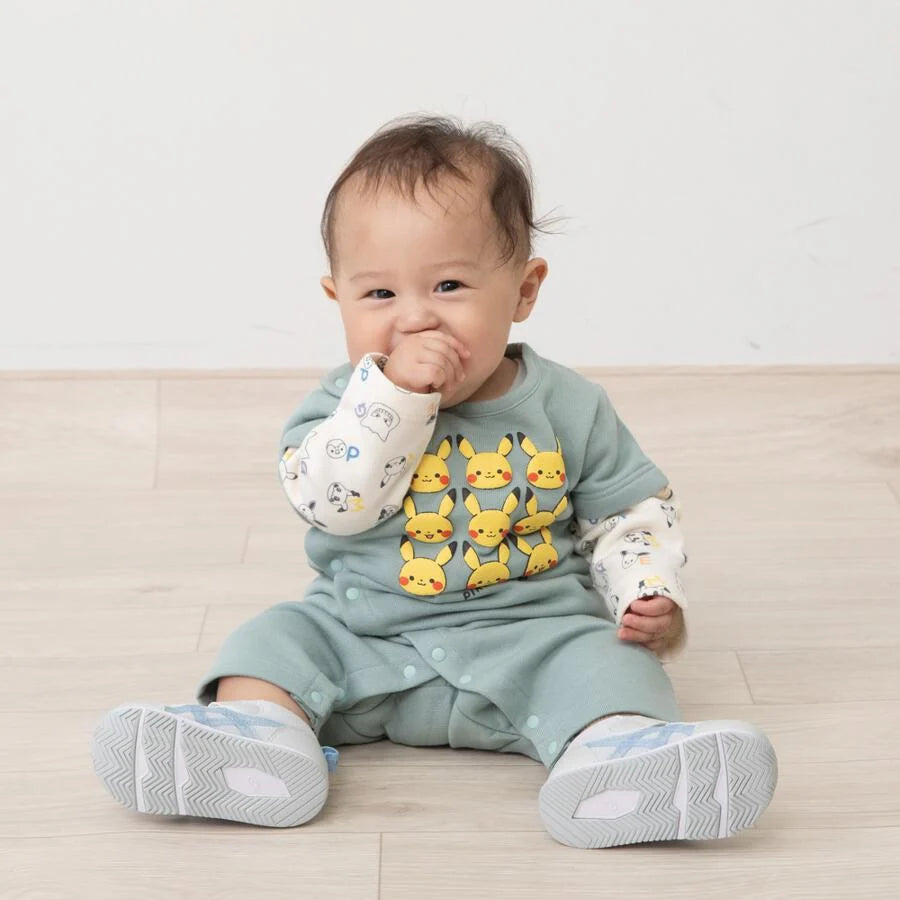 Monpoke Layered Long Sleeve Romper 70cm