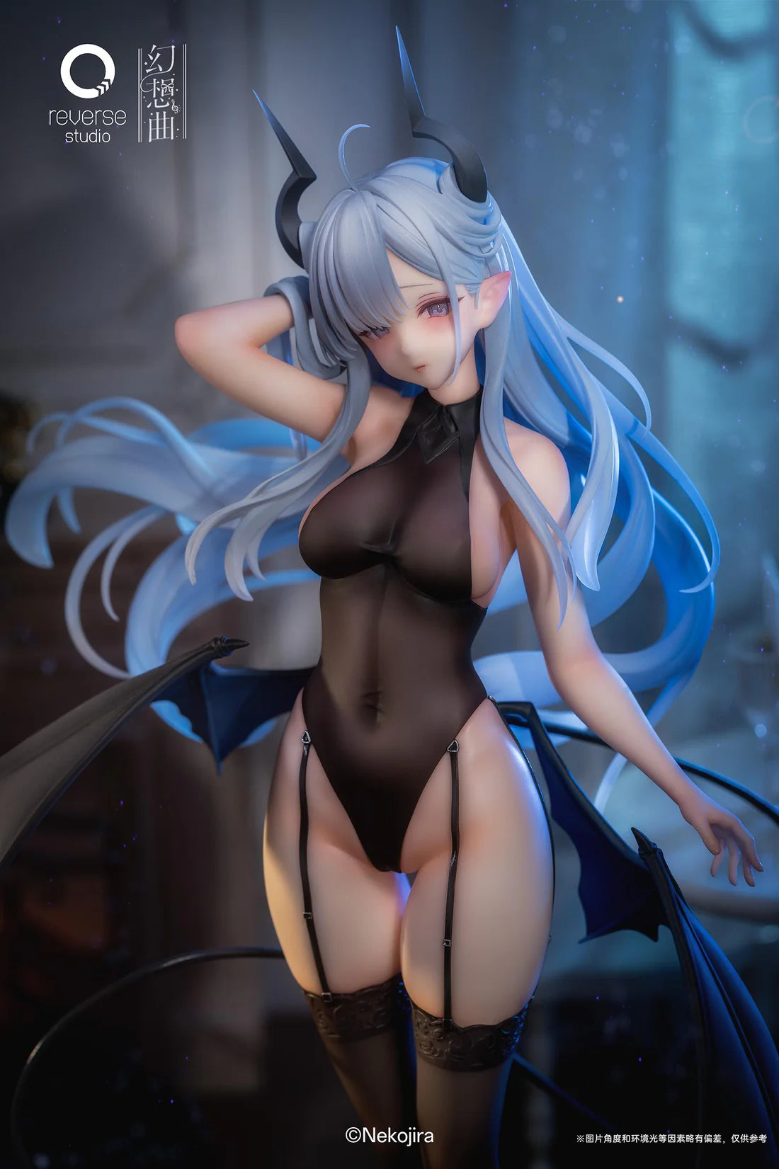 Nekojira Illustration Fantasias Series Thea-chan: Apprentice Succubus Ver. Normal Clothes Edition & Underwear Edition 1/6 Scale Figure Set