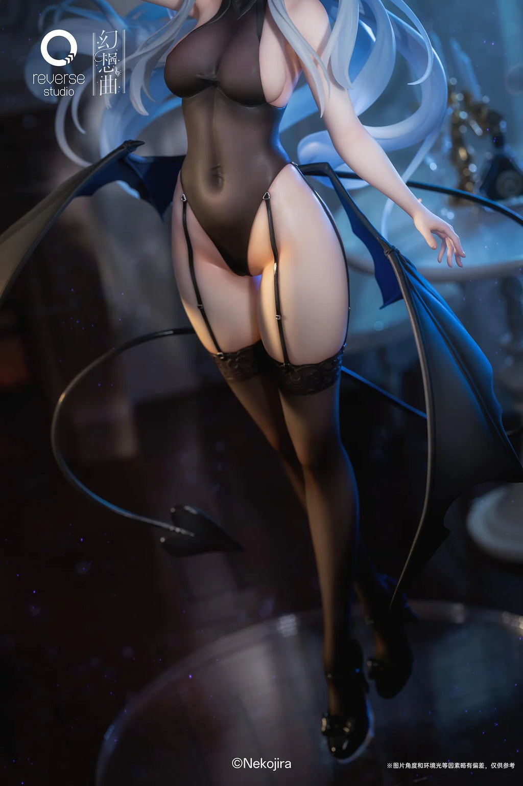 Nekojira Illustration Fantasias Series Thea-chan: Apprentice Succubus Ver. Normal Clothes Edition & Underwear Edition 1/6 Scale Figure Set