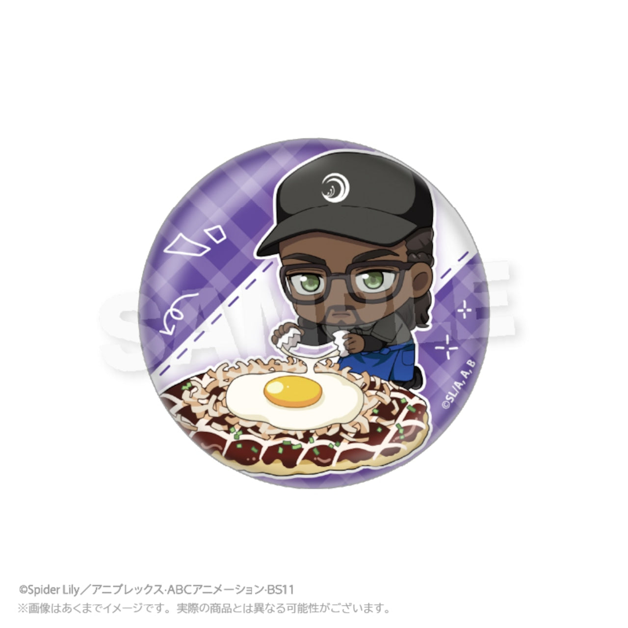 "Lycoris Recoil x Okonomiyaki Yukari" Trading Mini Character Can Badges (Complete Box)