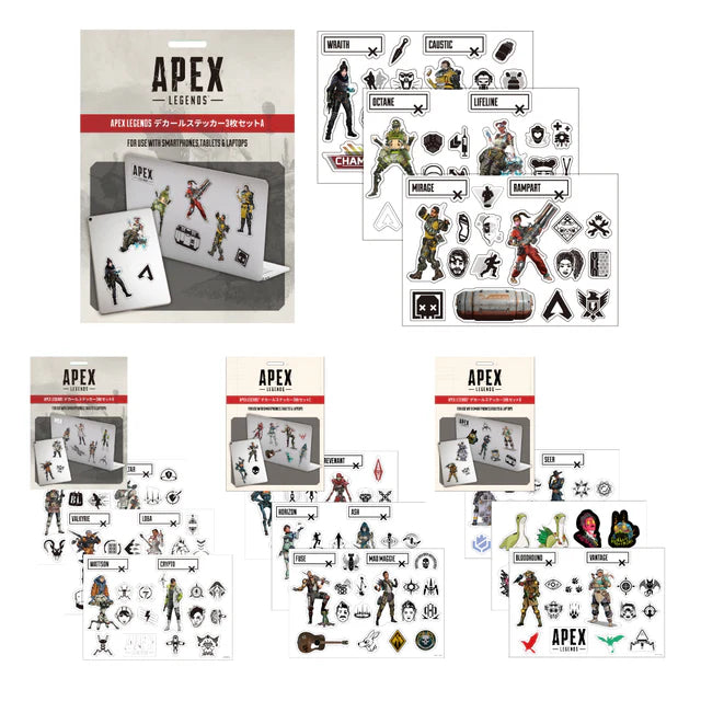 Apex Legends Decal Sticker B (Set of 3)