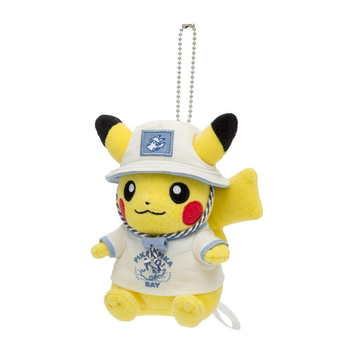 Pokémon Center Tokyo Bay Pikachu Leisure Style Plush Mascot Keychain