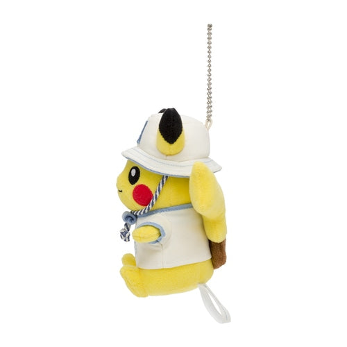 Pokémon Center Tokyo Bay Pikachu Leisure Style Plush Mascot Keychain