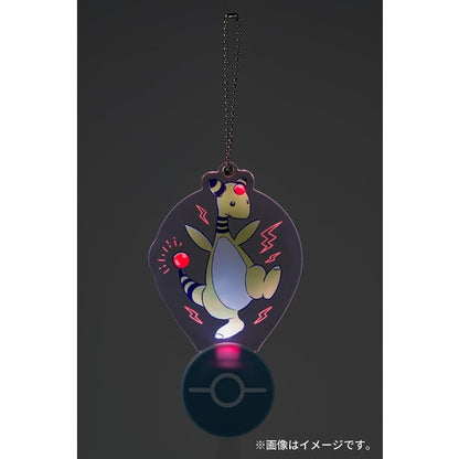 Pokémon Center Tokyo Bay Ampharos Glowing! Light Up Acrylic Charm