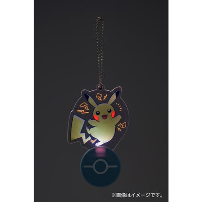 Pokémon Center Tokyo Bay Pikachu Glowing! Light Up Acrylic Charm