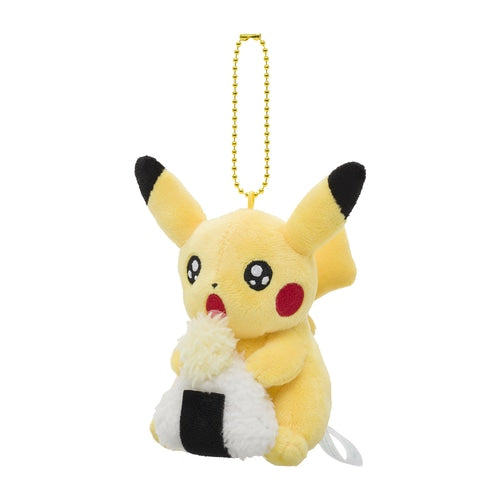 Pokémon Center Nagoya Pikachu Mascot Keychain Nagoya Tenmusu (Rice Ball)