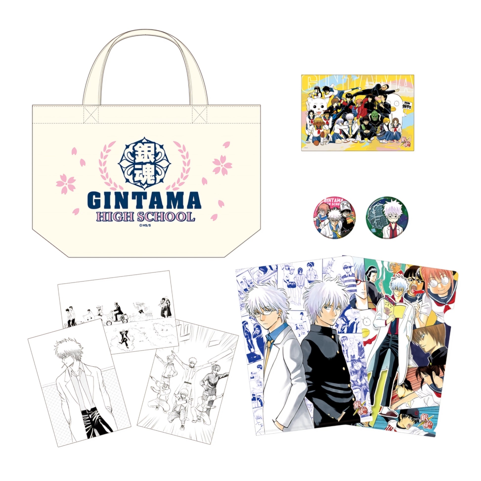 Gintama "Jump All Stars" School Set (9 pieces) [Jump Festa 2024]