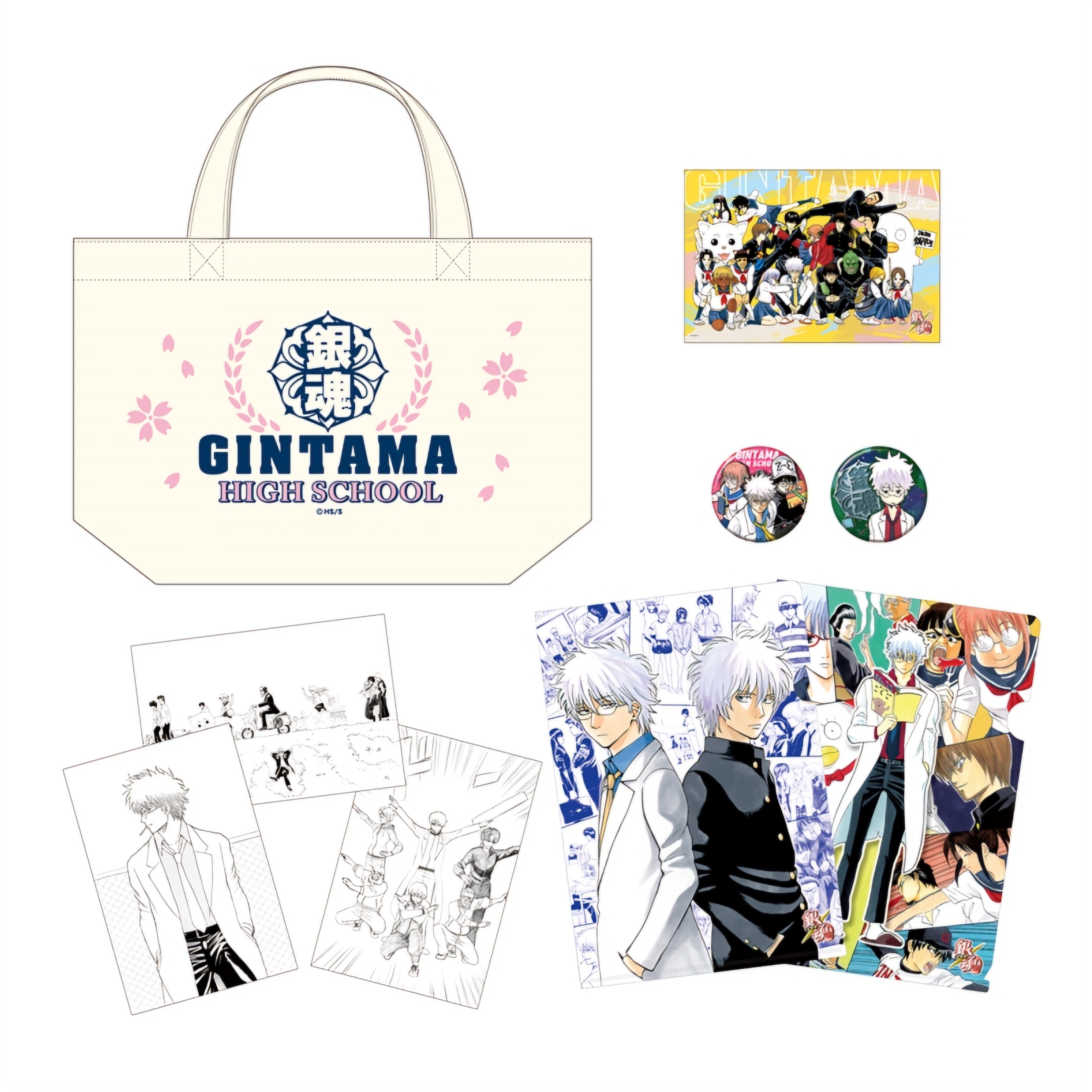 Gintama "Jump All Stars" School Set (9 pieces) [Jump Festa 2024]