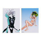 One Punch Man Bag Binding Esper Sisters Bromide (Set of 6)
