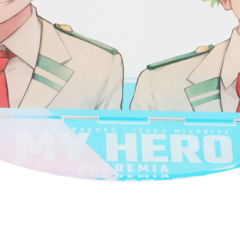 "My Hero Academia" Acrylic MEGA Figures Izuku Midoriya & Katsuki Bakugo