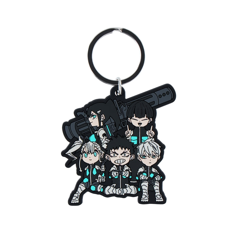 "Kaiju No. 8" Japan Defense Force 3rd Unit Rubber Keychain [Shonen Jump+ Exhibition]