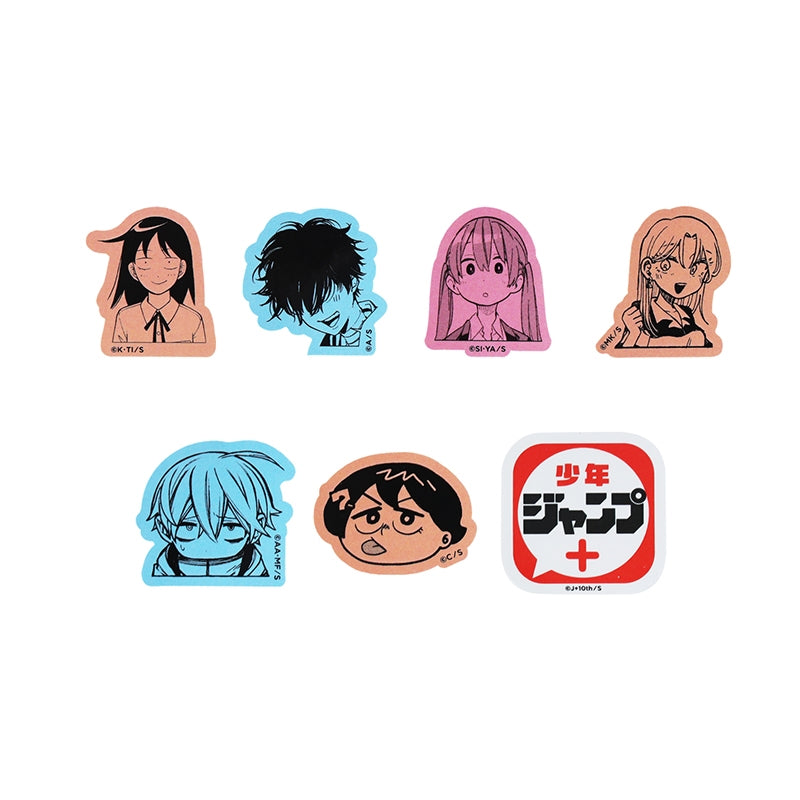 "Shonen Jump+" Flake Sticker Jump+ Party Set [Shonen Jump+ Exhibition]