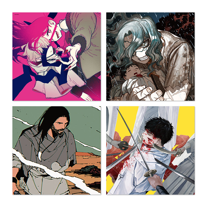 "Shonen Jump+" Square Poster Art Book (28 Posters) [Shonen Jump+ Exhibition]