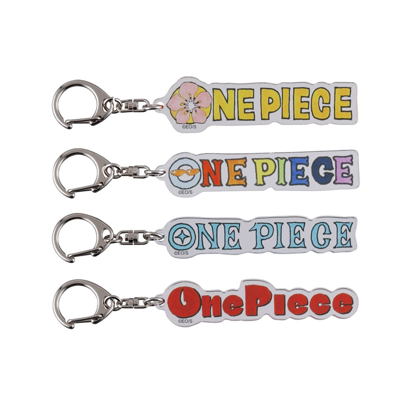 "ONE PIECE" Logo-filled Acrylic Clear Keychain Collection, Vol. 1 (8 types in total / 1 type randomly included)