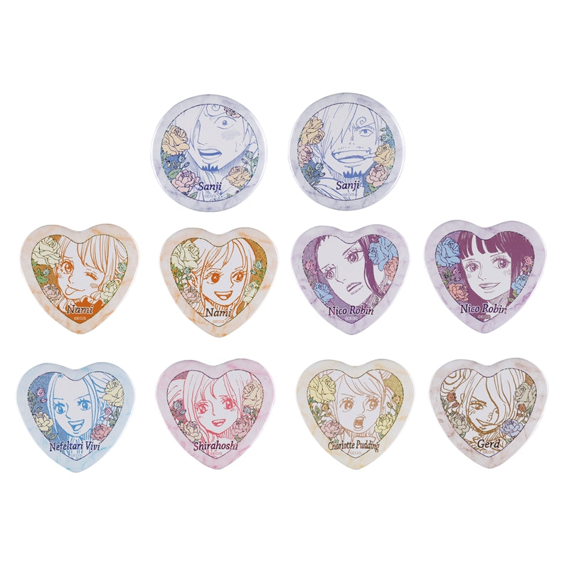 "ONE PIECE" Sanji's "This is All Blue!!!" Heart Badge Collection Vol. 1 (10 types in total / 1 type randomly included)