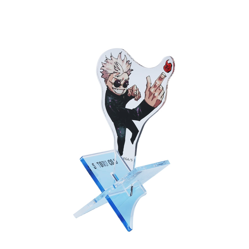 "Jujutsu Kaisen" Acrylic "X" Figure -with- Satoru Gojo (Original Illustration from Hidden Inventory / Premature Death Arc)