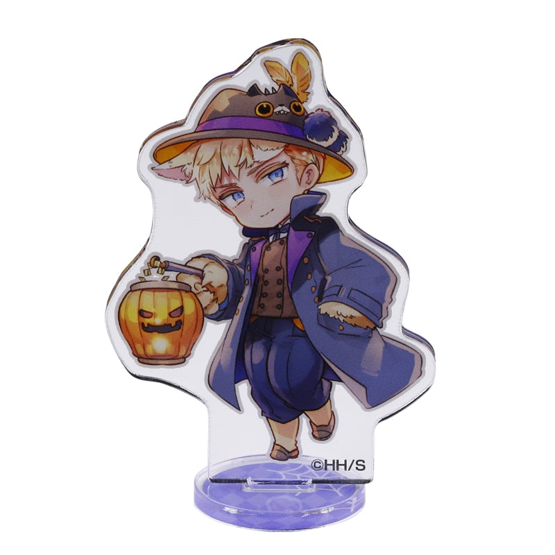 "Hetalia World☆Stars" Acrylic Mini Figure Set of 8 - Not-So-Scary Monster Encyclopedia [JCS Limited]