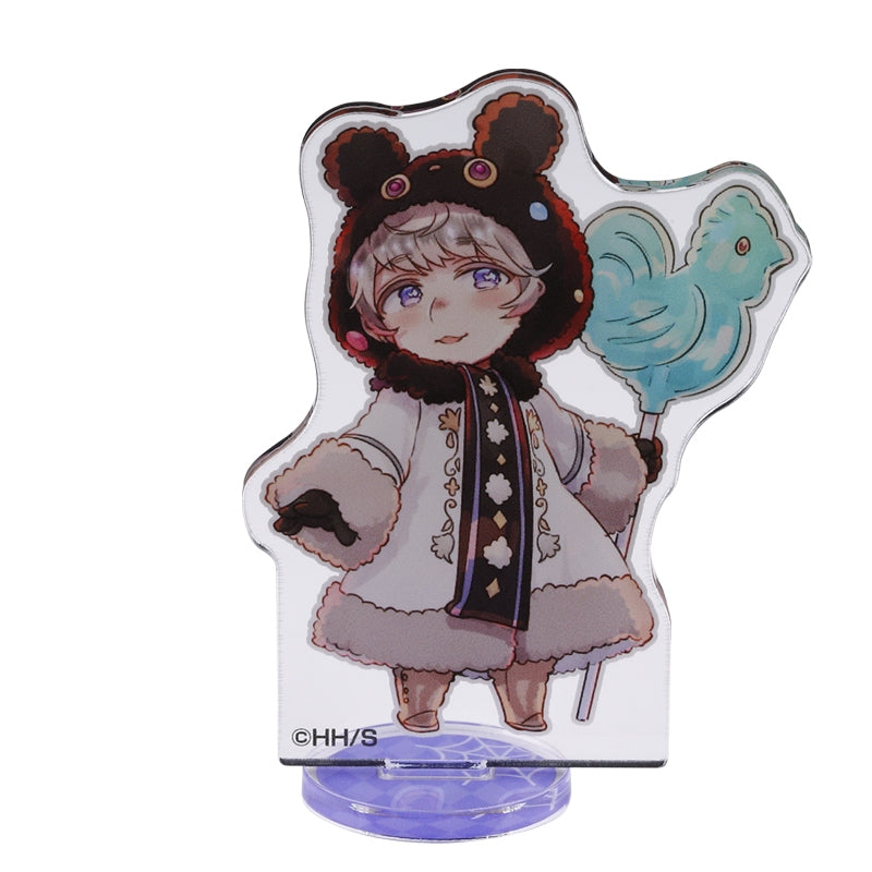 "Hetalia World☆Stars" Acrylic Mini Figure Set of 8 - Not-So-Scary Monster Encyclopedia [JCS Limited]