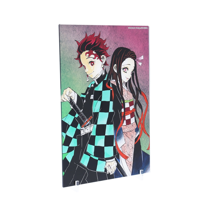 "Demon Slayer: Kimetsu no Yaiba" Foil Acrylic Art Tanjiro & Nezuko (JCS Limited)