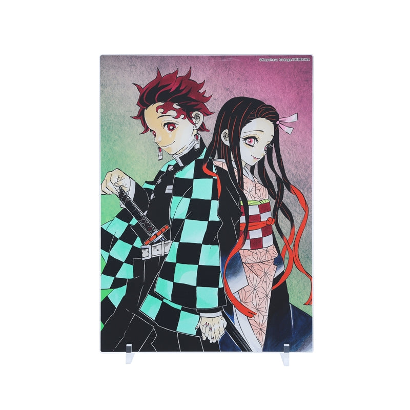 "Demon Slayer: Kimetsu no Yaiba" Foil Acrylic Art Tanjiro & Nezuko (JCS Limited)