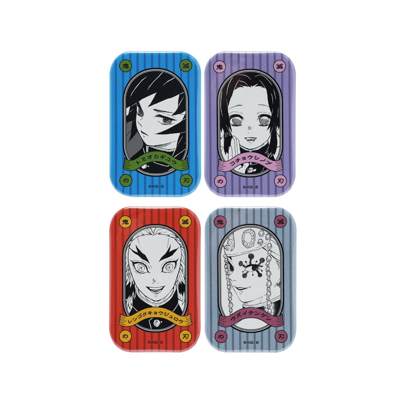 "Demon Slayer: Kimetsu no Yaiba" Square Can Badge Collection (with stand) 1st Edition (15 types in total / 1 type randomly selected)
