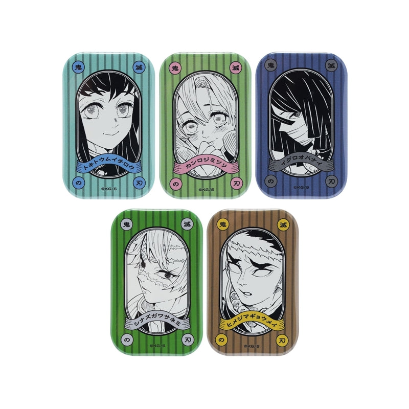 "Demon Slayer: Kimetsu no Yaiba" Square Can Badge Collection (with stand) 1st Edition (15 types in total / 1 type randomly selected)