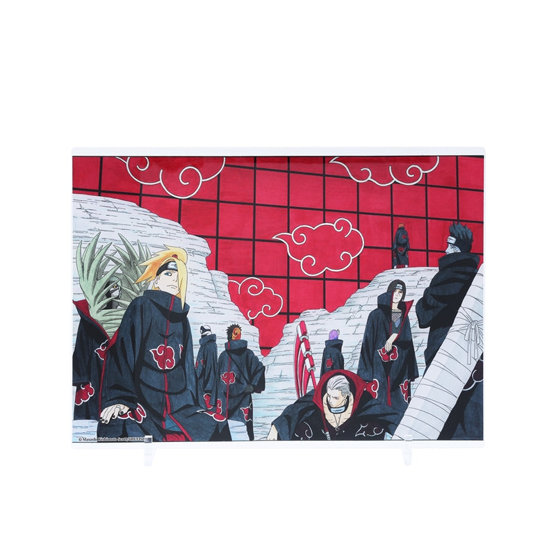 NARUTO Full Color Art Board Foil Acrylic Art Akatsuki (JCS Exclusive)