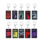 NARUTO Black Acrylic Keychain Collection (10 types in total) (Blind Item)