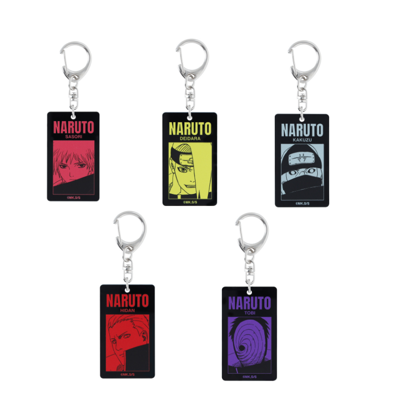 NARUTO Black Acrylic Keychain Collection (10 types in total) (Blind Item)