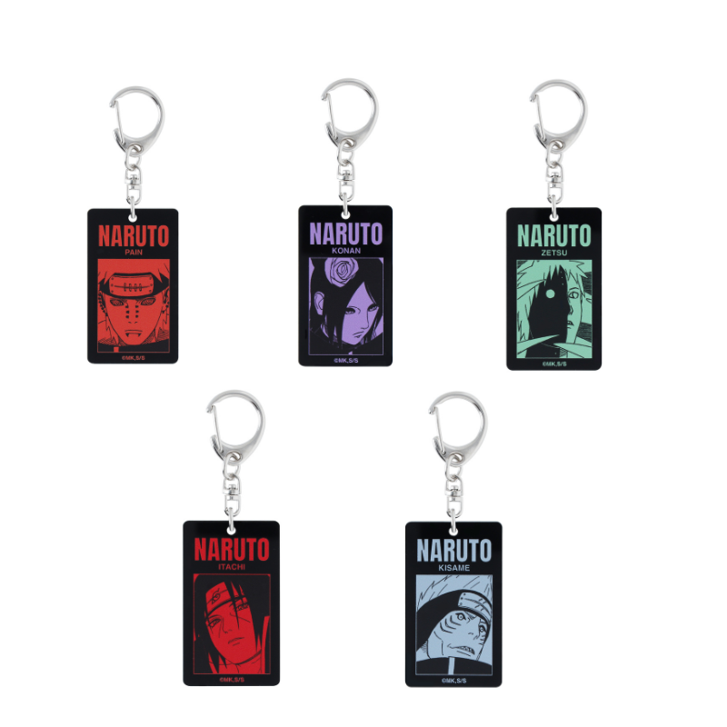 NARUTO Black Acrylic Keychain Collection (10 types in total) (Blind Item)