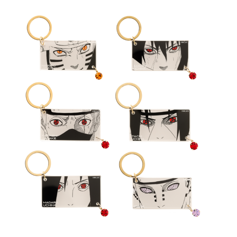 NARUTO Key Ring Collection - The Eye's (6 types) (Blind Item)