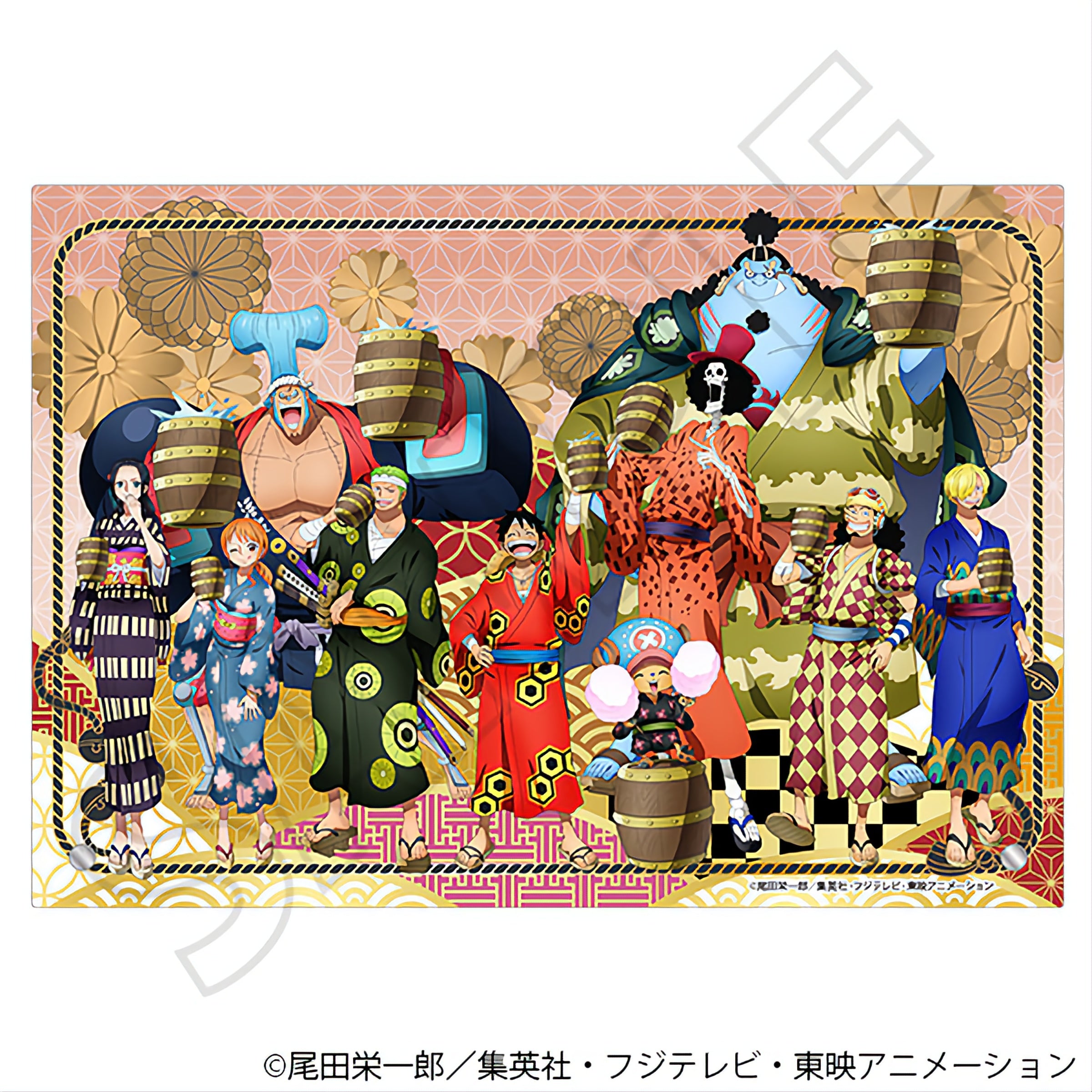 ONE PIECE Acrylic Art Panel Straw Hat Crew [Jump Festa 2024]