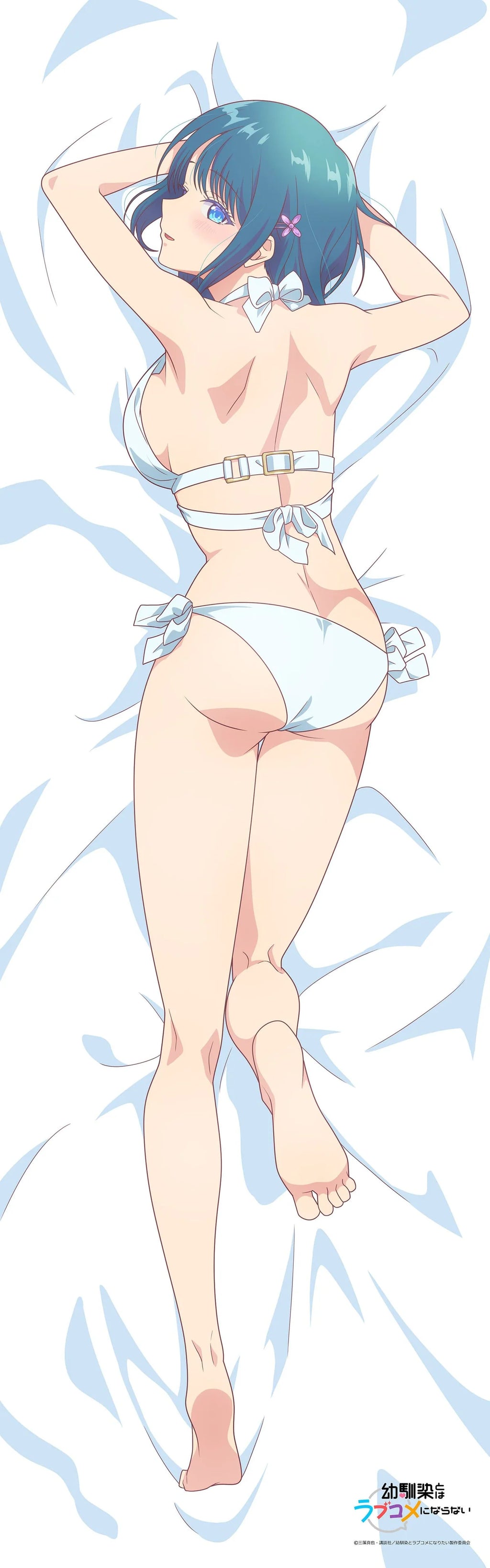 You Can't Be In a Rom-Com with Your Childhood Friends! Original Illustration Premium Body Pillow Cover Shio Swimsuit Ver.