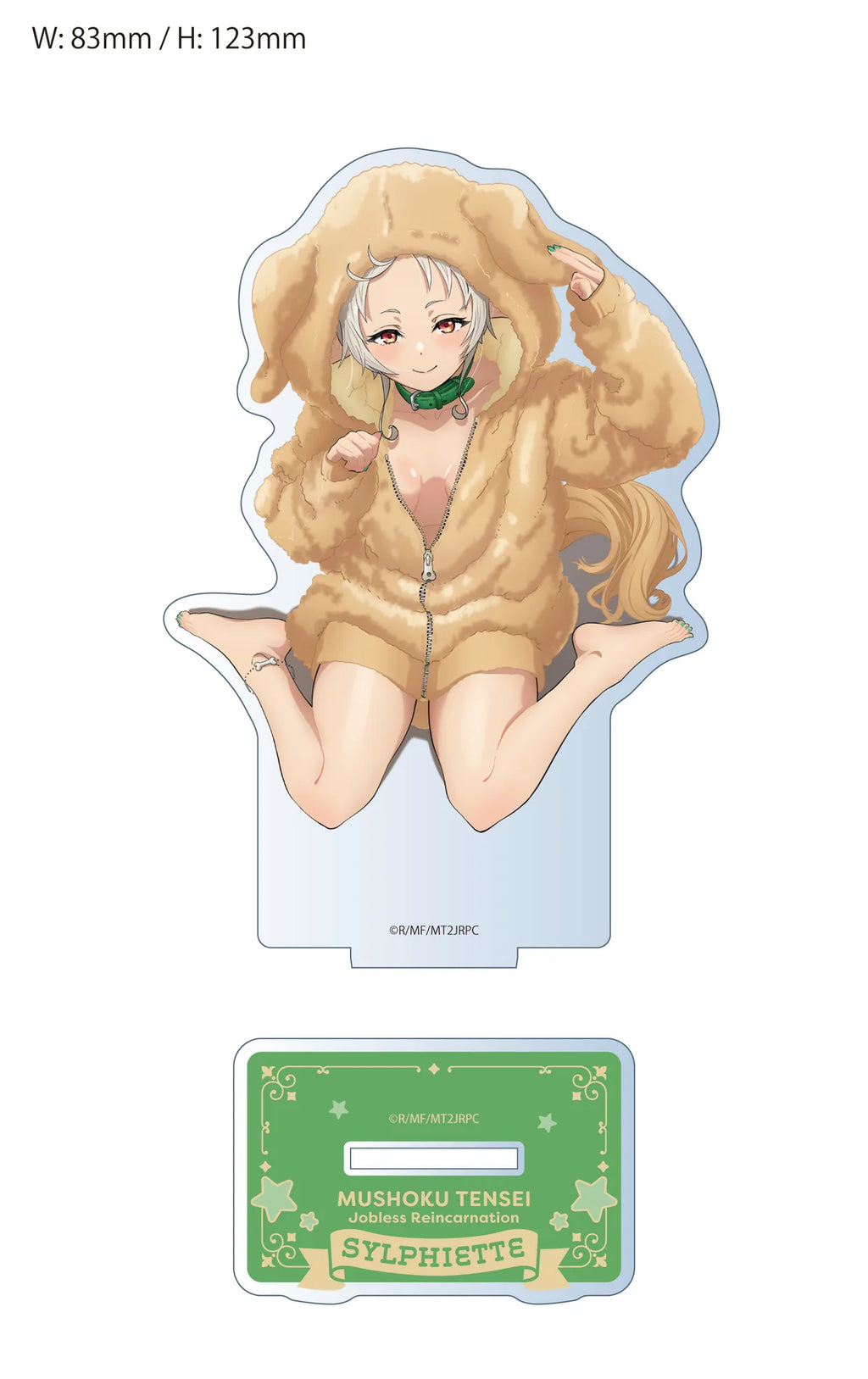 Mushoku Tensei: Jobless Reincarnation Original Illustration Acrylic Stand Animal Hoodie Ver. (3 types)