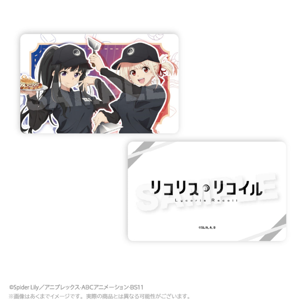 "Lycoris Recoil x Okonomiyaki Yukari" Trading Hologram Cards 5-pack (Blind)