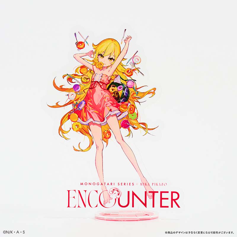 Monogatari Series x Mika Pikazo ENCOUNTER  Acrylic stand