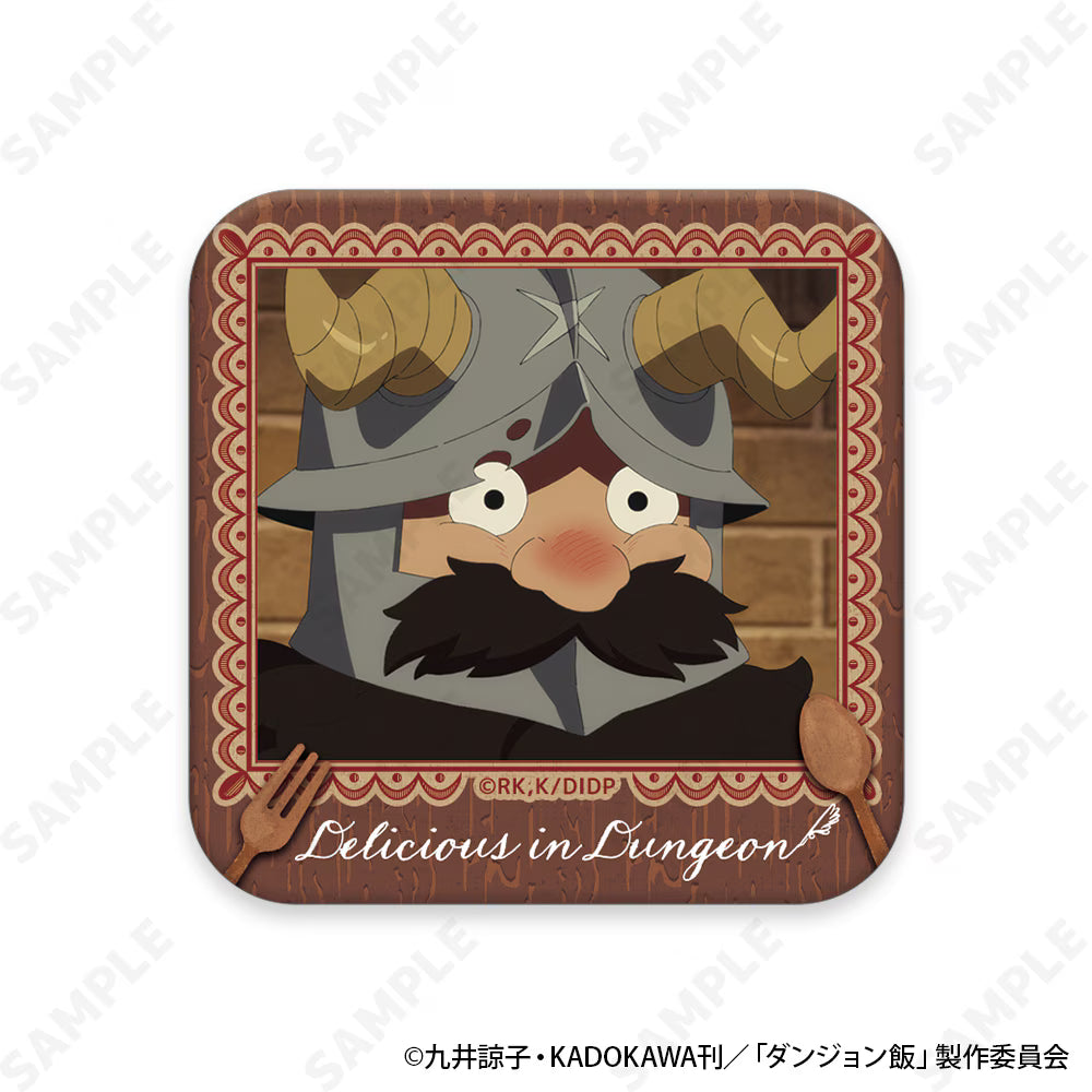 Delicious in Dungeon Trading Mogumogu Square Can Badge (Blind - 8 types)