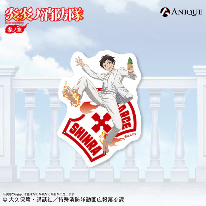 Fire Force Season 3 Newly Drawn Illustration Rooftop Ver. Die-cut Sticker (4 types)