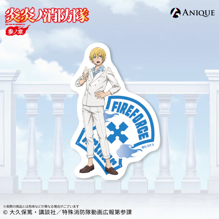 Fire Force Season 3 Newly Drawn Illustration Rooftop Ver. Die-cut Sticker (4 types)