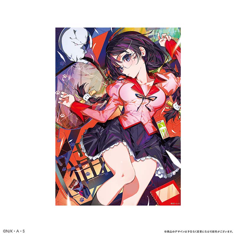 Monogatari Series x Mika Pikazo ENCOUNTER Reproduction Original Acrylic Art B4 (autographed by Mika Pikazo)
