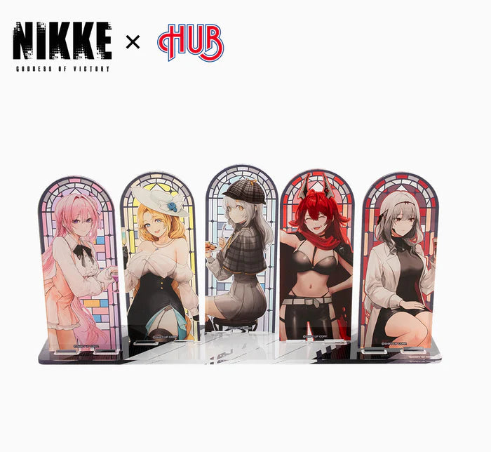Goddess of Victory: Nikke x British Pub HUB Diorama Acrylic Stained Glass